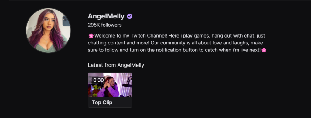AngelMelly Twitch.